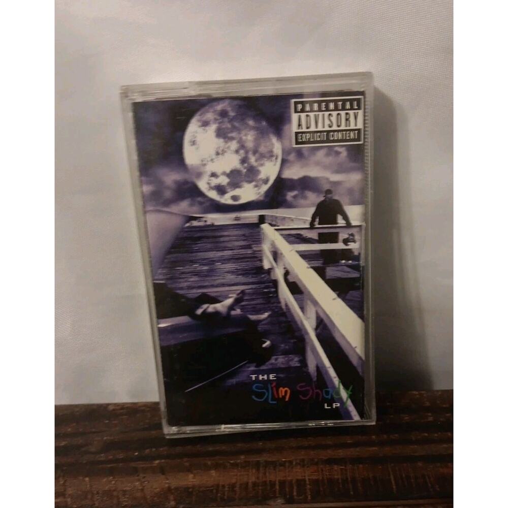 Eminem the Slim Shady LP Cassette with 3D Lenticular Cover, Purple